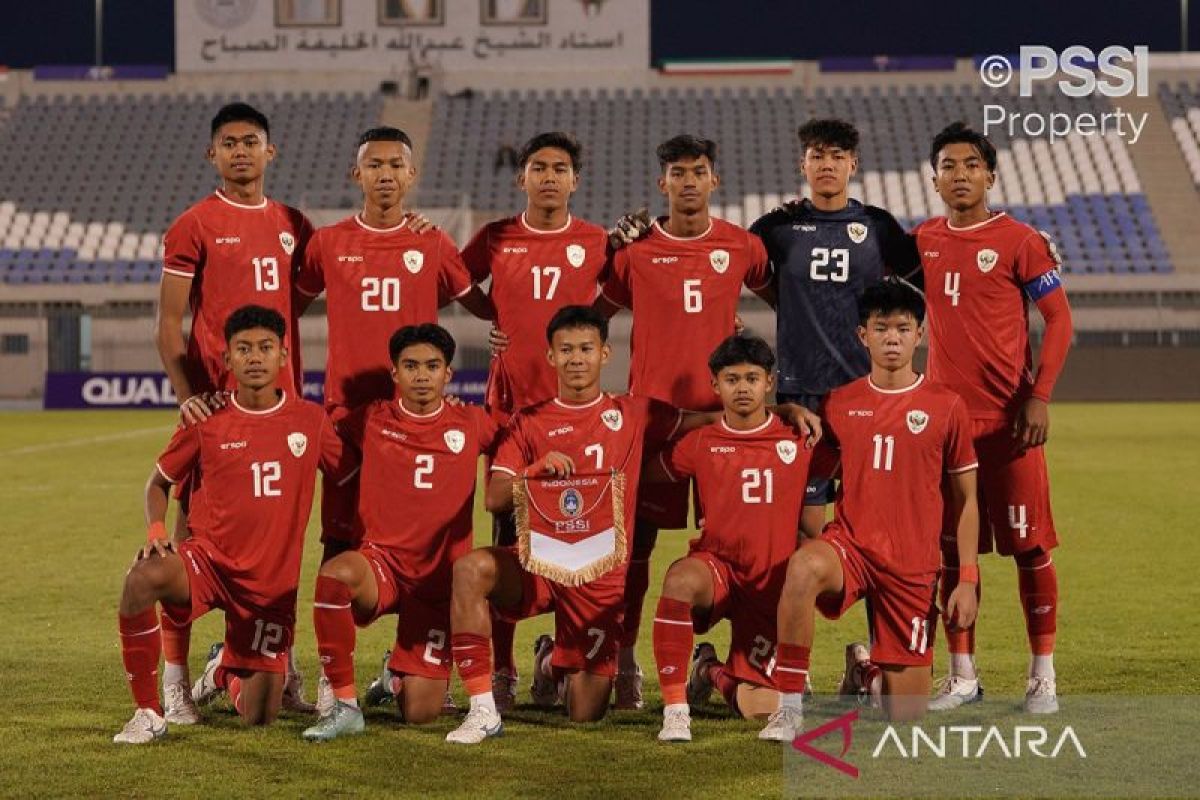 Klasemen kualifikasi Piala Asia U-17 Grup G: Indonesia masih kedua