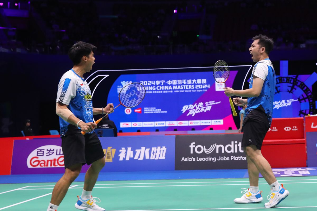 Makin percaya diri, Sabar/Reza lolos ke final China Masters